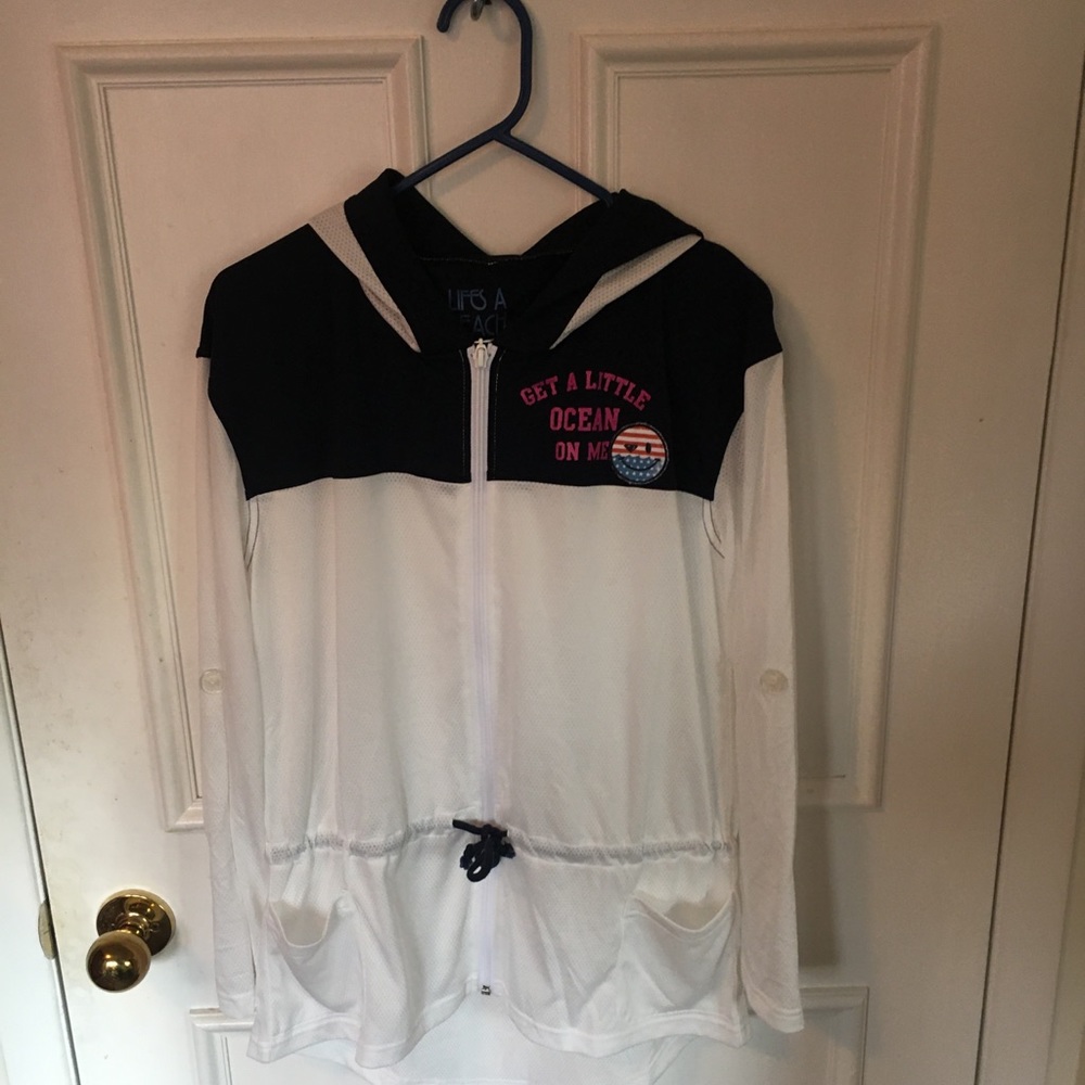 Rare Roxy Light weight zip up jacket Medium